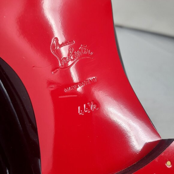 Christian Louboutin Greg on MENS Flat Patent Leather Shoe - Picture 4 of 10